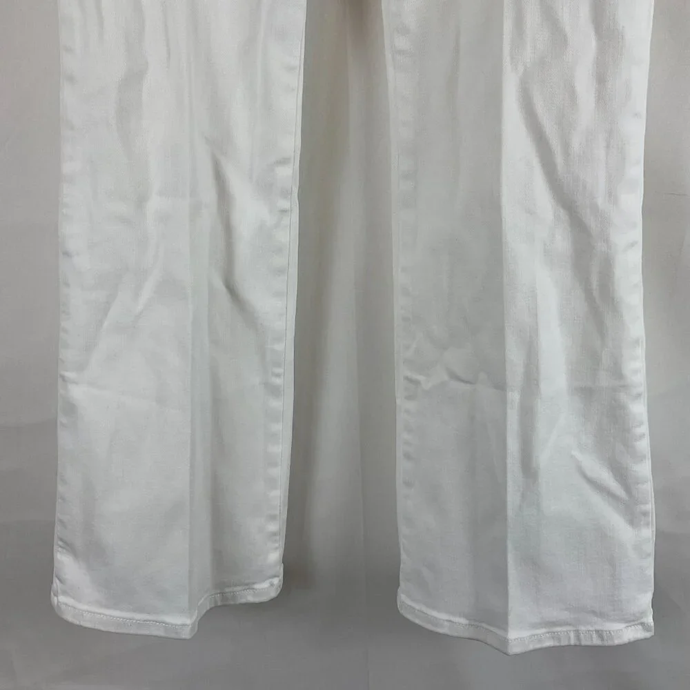 Frame The Jetset Crop Mini Boot Jeans 1 White 25-29 - Picture 4 of 9